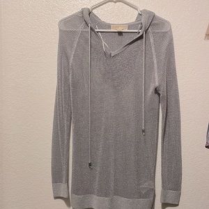Michael Kors womens metallic hoodie